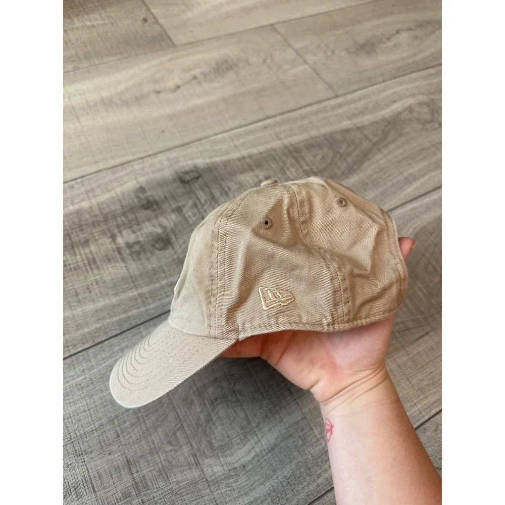 New Era LA Dodgers Khaki Tan Tonal Logo Adjustable Baseball Hat OSFM